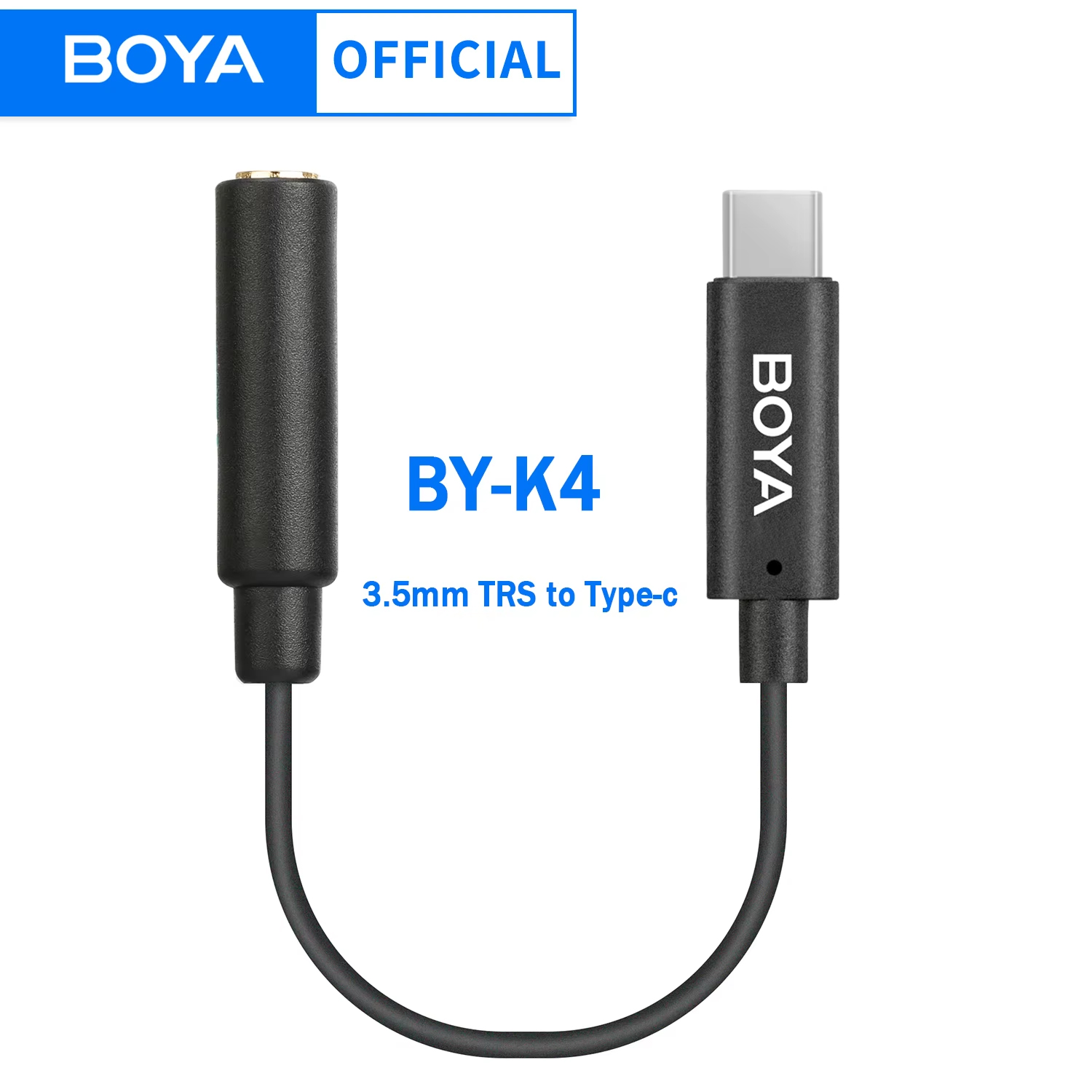 Tethering Cable Usb - BOYA BY-K4 3.5mm TRS (암)에서 타입-C