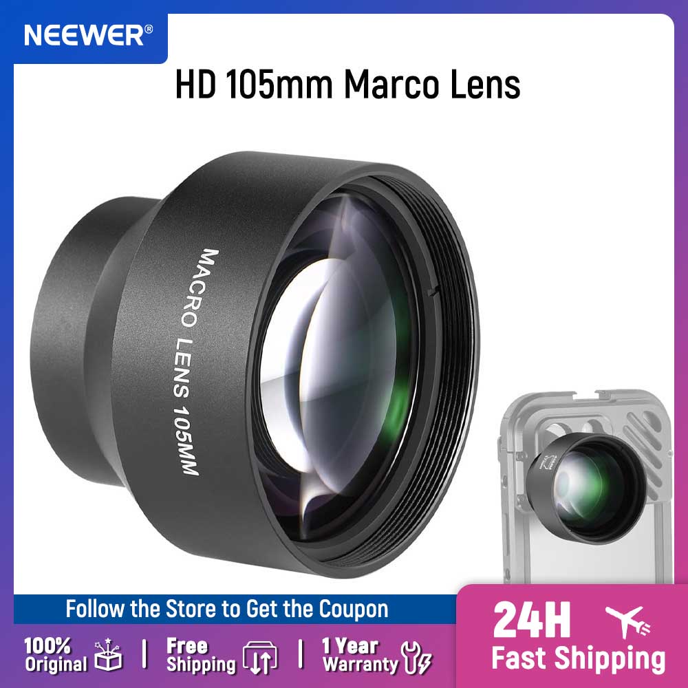Photography Kit Vivo X200 Pro - NEEWER 105mm HD 매크로 렌즈 iPhone과