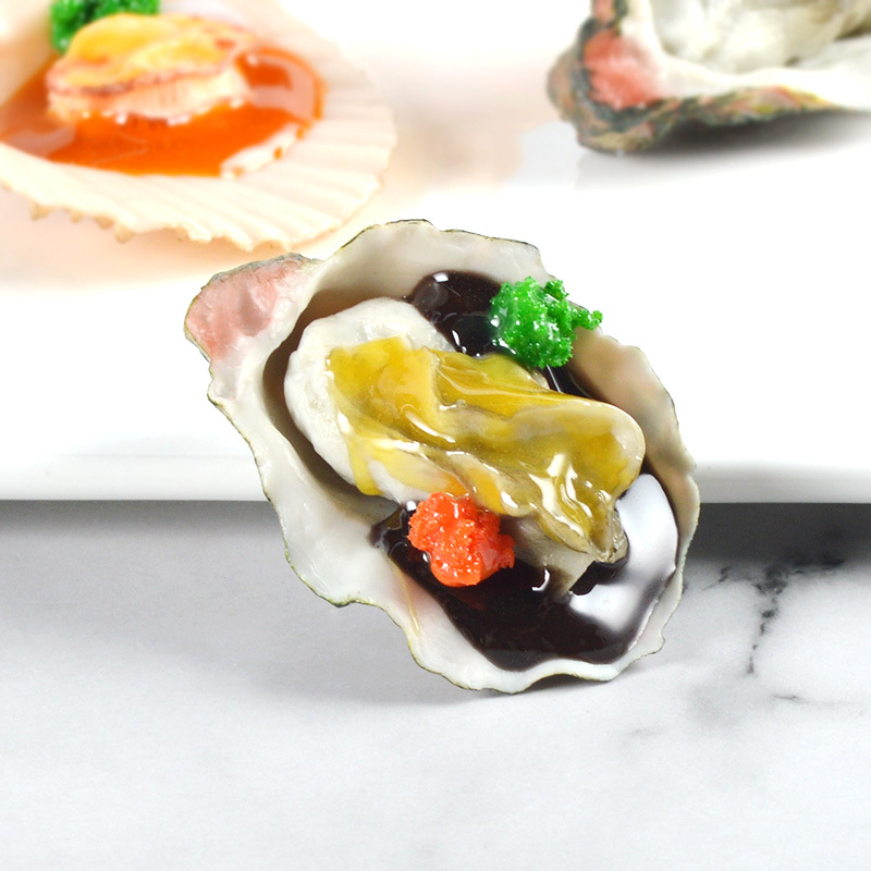 Photography Food - 인공 굴 가리비 가짜 음식 시뮬레이션