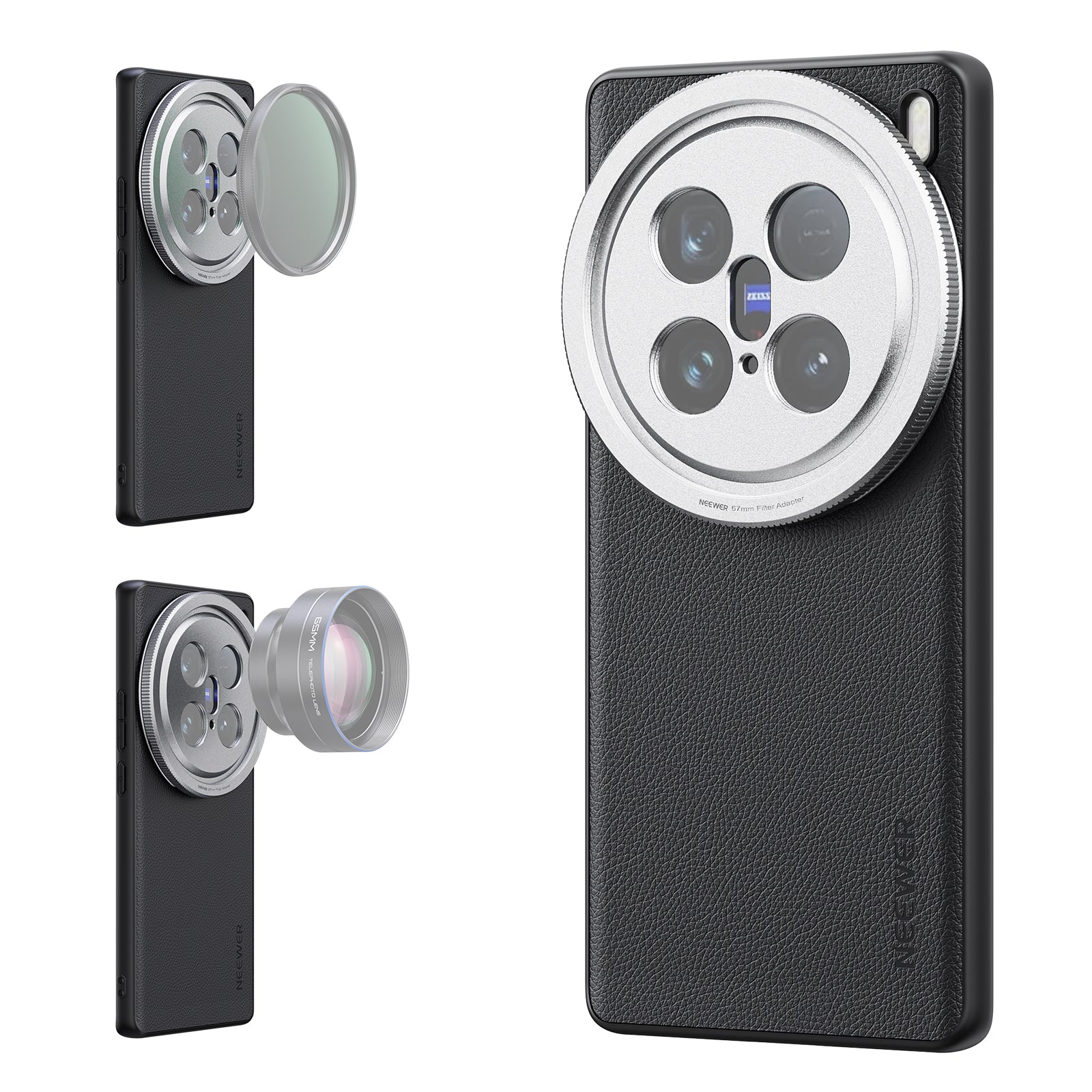Photography Kit Vivo X200 Pro - NEEWER 보호 폰 케이스 (17mm 렌즈