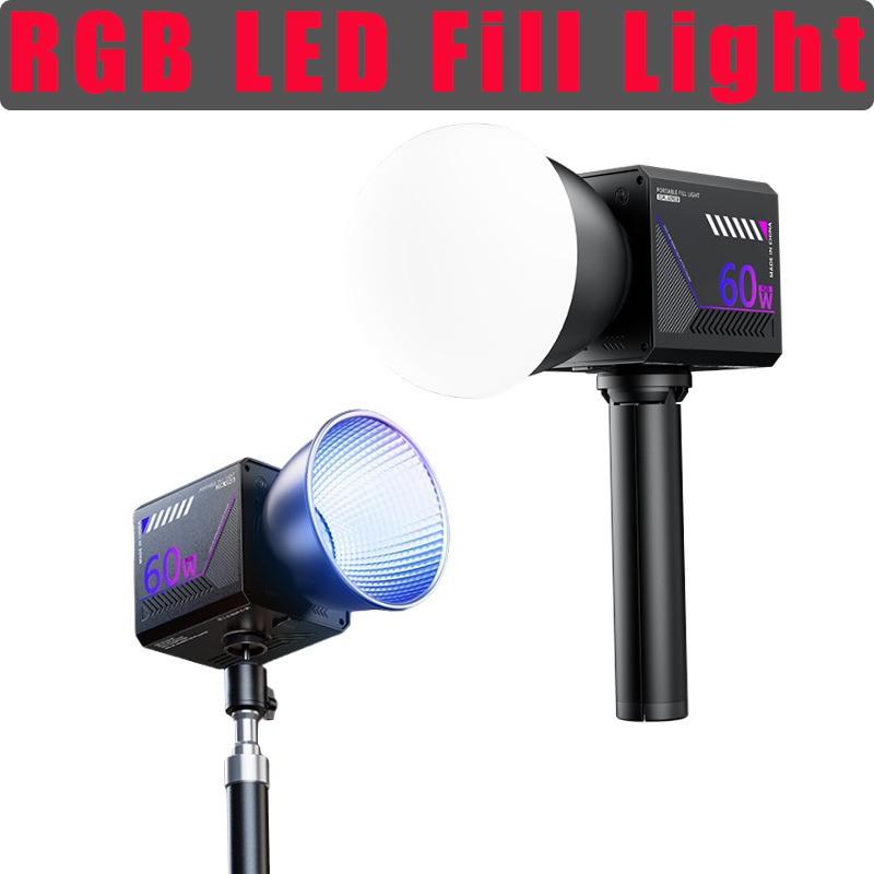 Photography Natural Lighting - 60W RGB 비디오 라이트 휴대용 LED