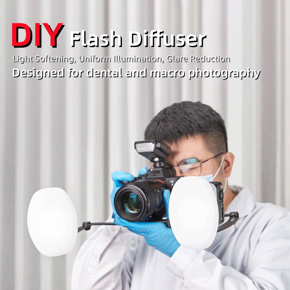 Photography Natural Lighting - 2pcs 실리콘 소프트박스 치과용 매크로 플래시