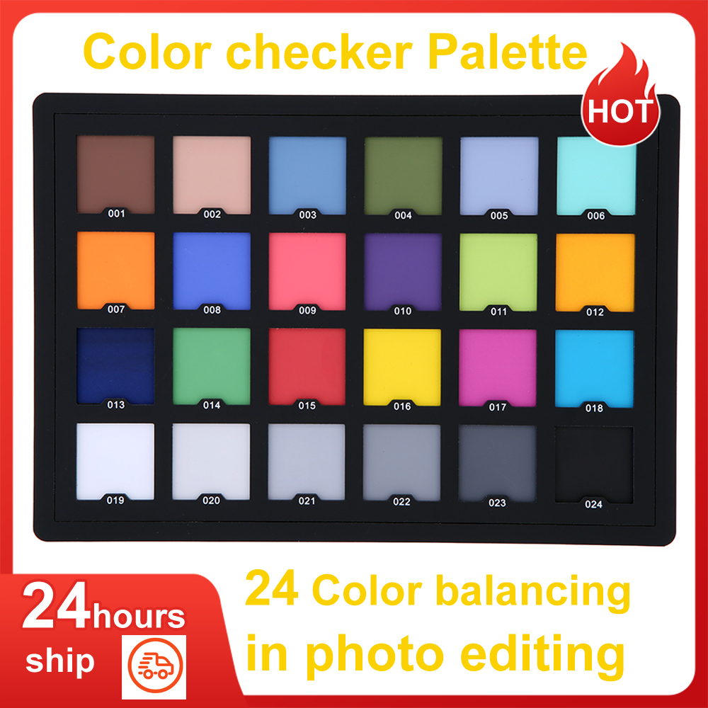 Photography Quiz - Andoer Professional 24 컬러 체커 팔레트