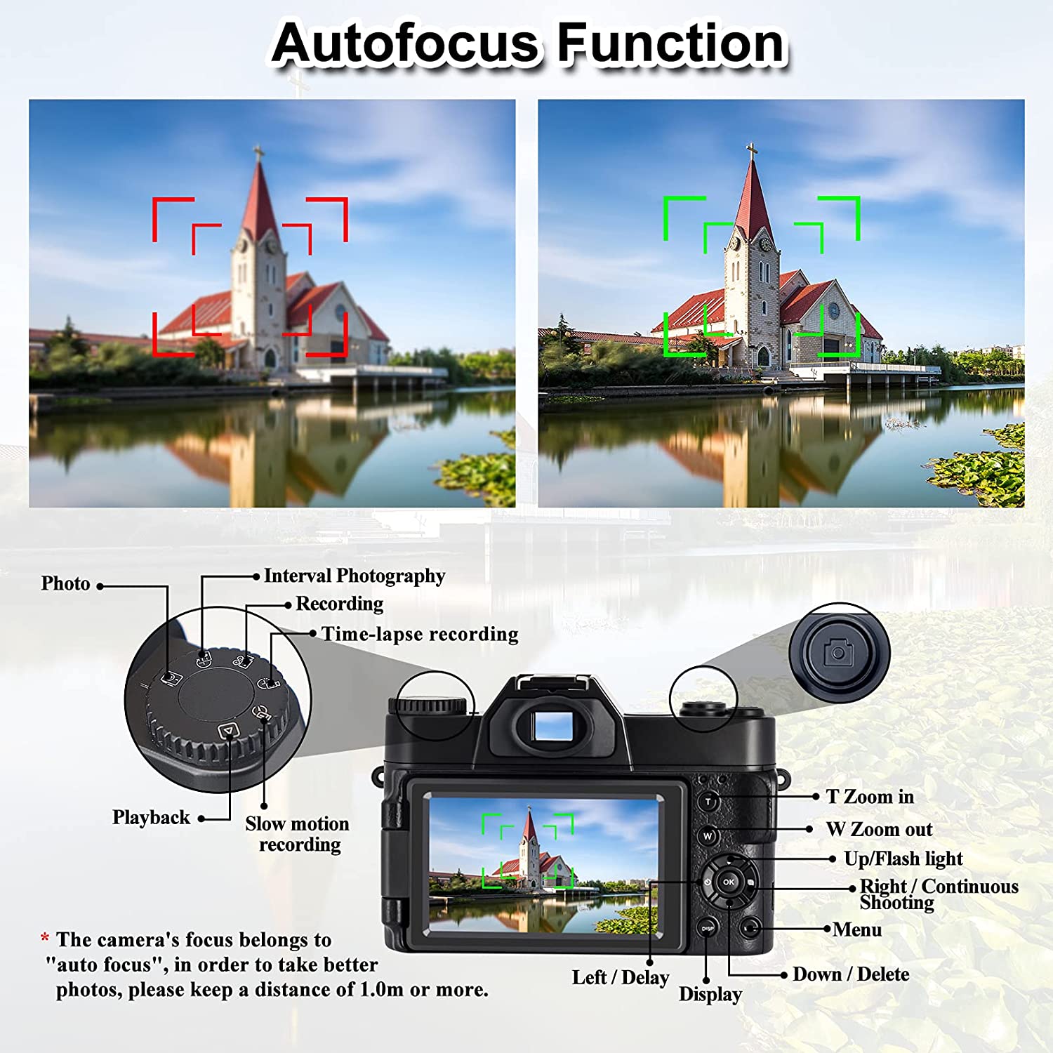 컴팩트 디지털 사진 카메라 4K WIFI 웹캠 빈티지  - Photography Nature Images 리뷰 및 가격