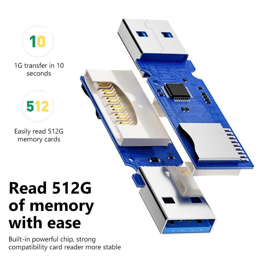 2 in 1 USB 3.0 카드 리더 휴대용 마이크로  - Tethering Cable Usb 리뷰 및 가격