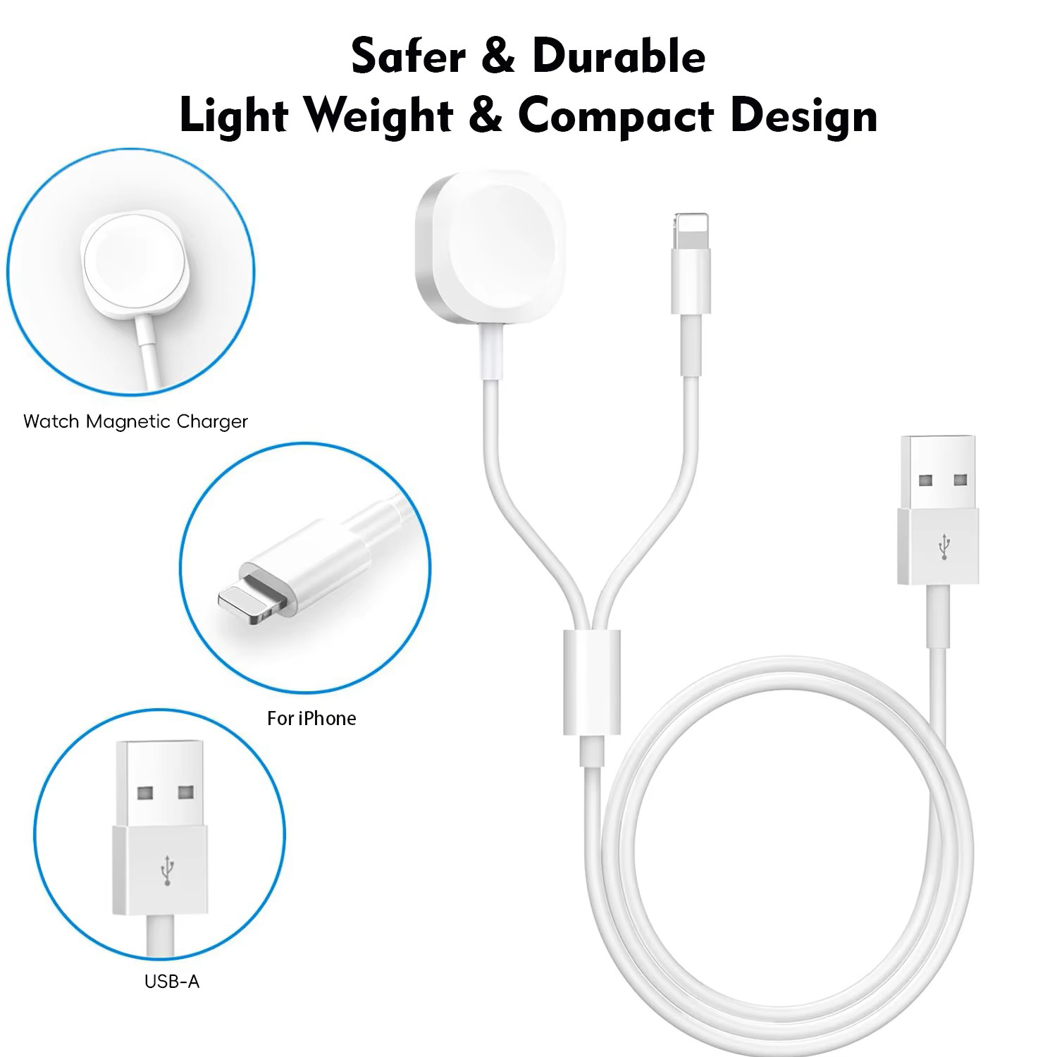 2 in 1 USB C 마그네틱 충전 케이블 (애플워치 - Tethering Cable Usb 리뷰 및 가격