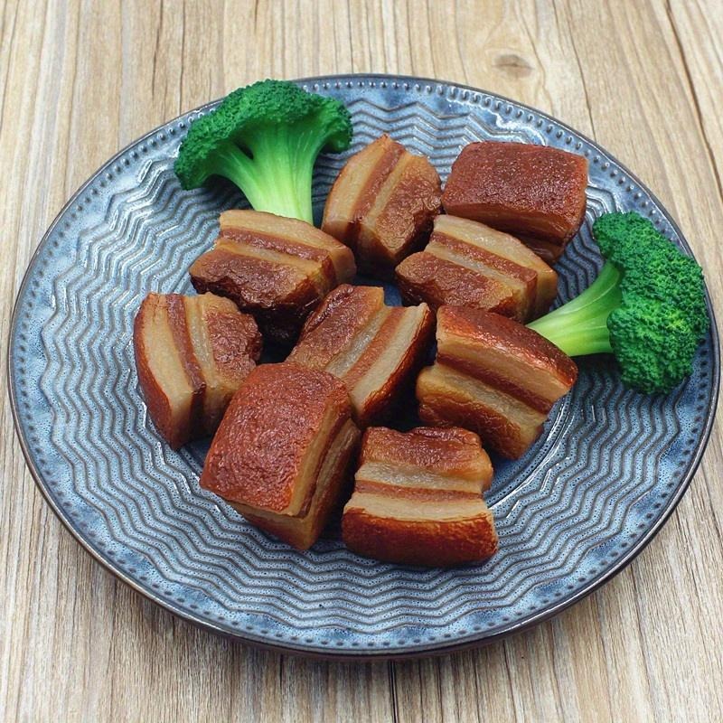 1개 PVC 시뮬레이션 돼지 뱃살 돼지고기 조림 음식  - Photography Food 리뷰 및 가격