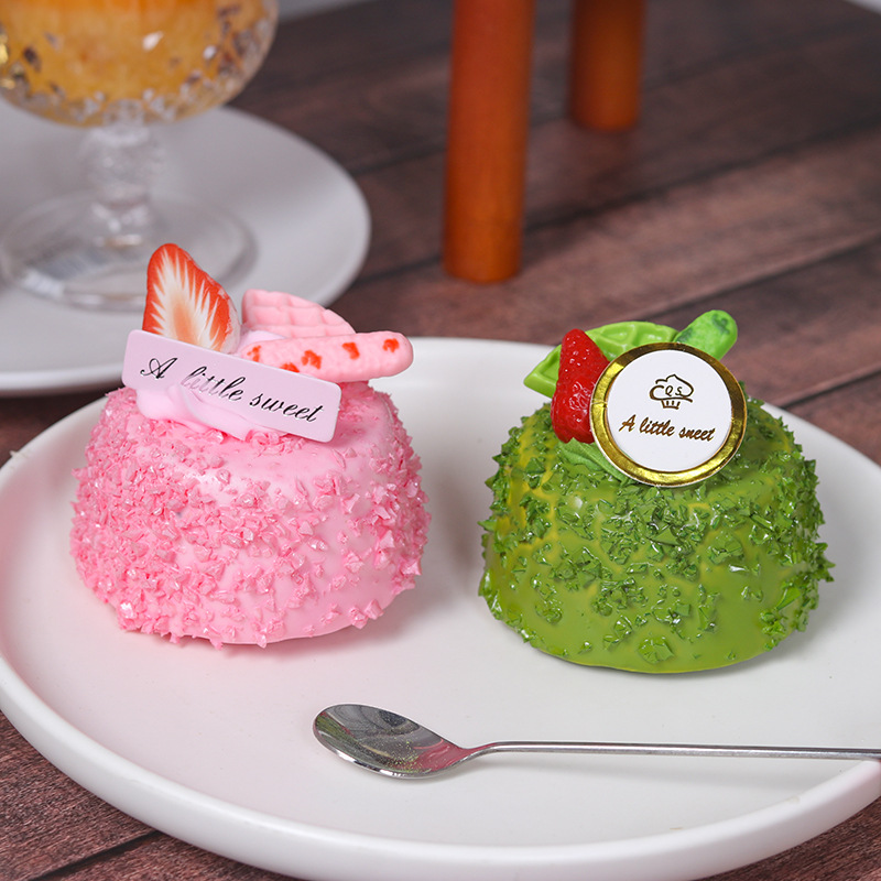 1PC 인공 무스 케이크 디저트 가짜 음식 장식 사진  - Photography Food 리뷰 및 가격