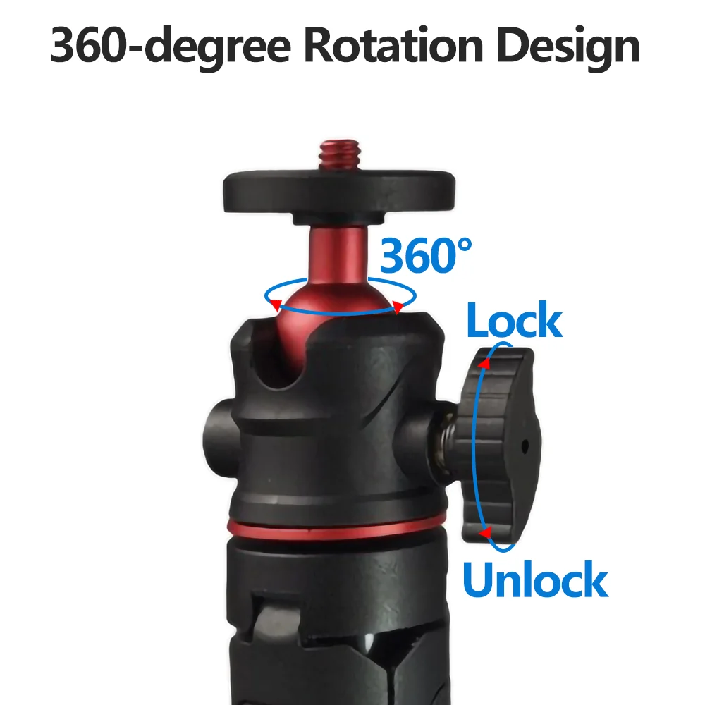 휴대용 미니 데스크탑 확장 삼각대 360 °   볼 헤 - Photography Grip Insta360 X5 리뷰 및 가격