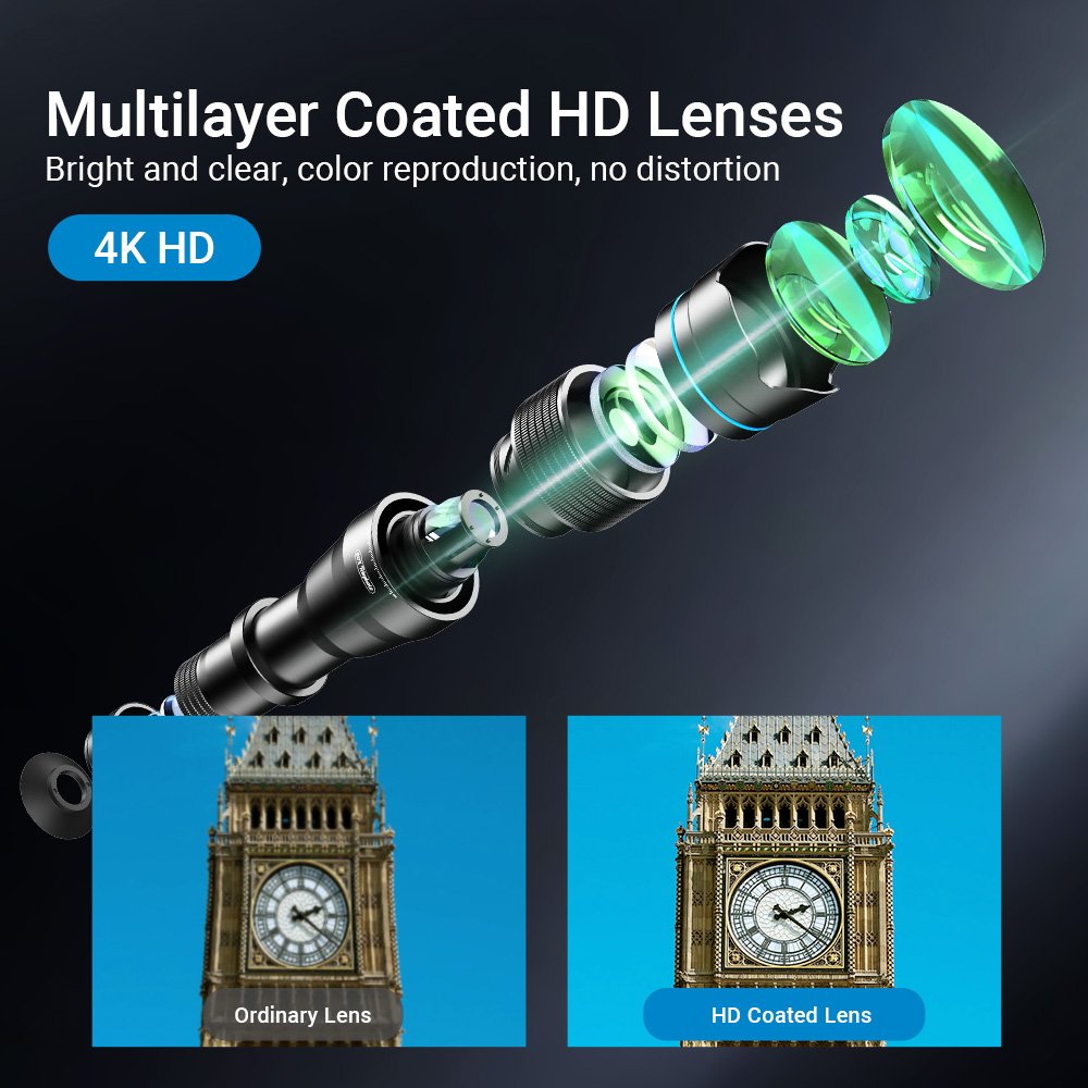 APEXEL 신형 업그레이드 옵션 HD 20x-40x  - Photography Kit Vivo X200 Pro 리뷰 및 가격