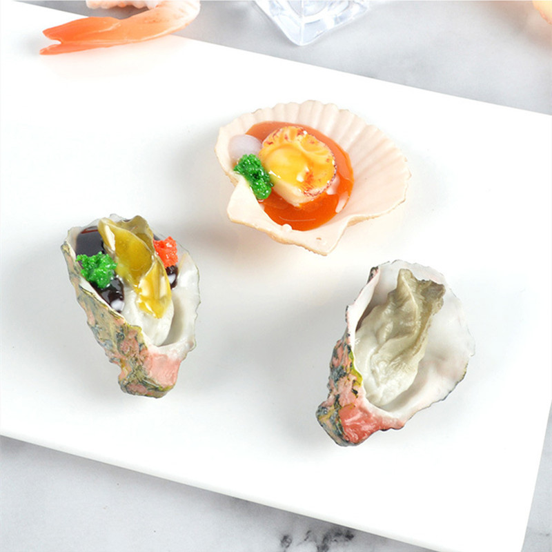 인공 굴 가리비 가짜 음식 시뮬레이션 모델 바베큐 장식 - Photography Food 리뷰 및 가격