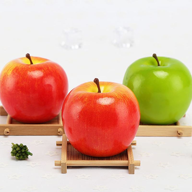 인공 사과 시뮬레이션 녹색 빨간색 과일 모조 식품 장식 - Photography Food 리뷰 및 가격