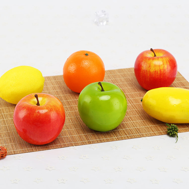 인공 사과 시뮬레이션 녹색 빨간색 과일 모조 식품 장식 - Photography Food 리뷰 및 가격