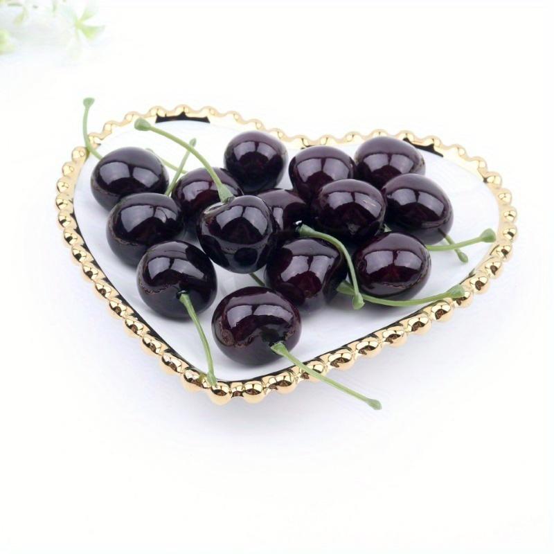 30Pcs 가짜 체리 인공 과일 모델 시뮬레이션 체리  - Photography Food 리뷰 및 가격