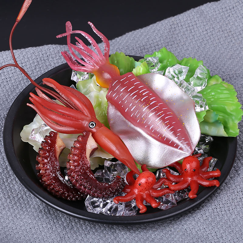 시뮬레이션 오징어 모형 주방 촬영용 가짜 음식 해산물  - Photography Food 리뷰 및 가격