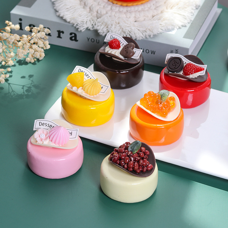1PC 인공 과일 케이크 비스킷 가짜 음식 장식 사진  - Photography Food 리뷰 및 가격