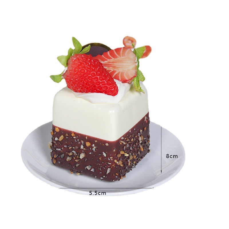 1PC 인공 과일 케이크 비스킷 가짜 음식 장식 사진  - Photography Food 리뷰 및 가격