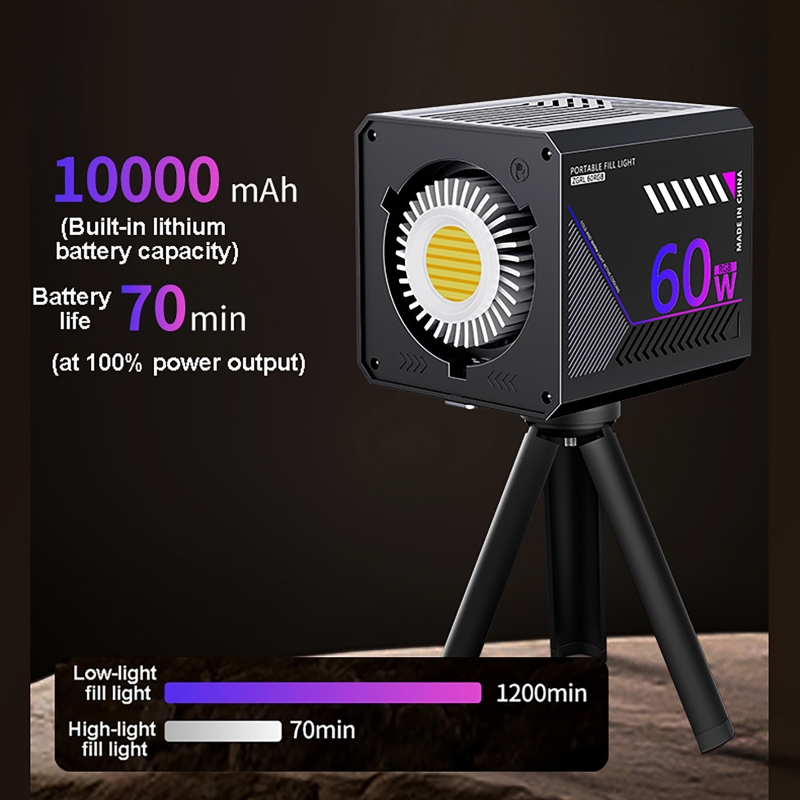 60W RGB 비디오 라이트 휴대용 LED 사진 스튜디 - Photography Natural Lighting 리뷰 및 가격
