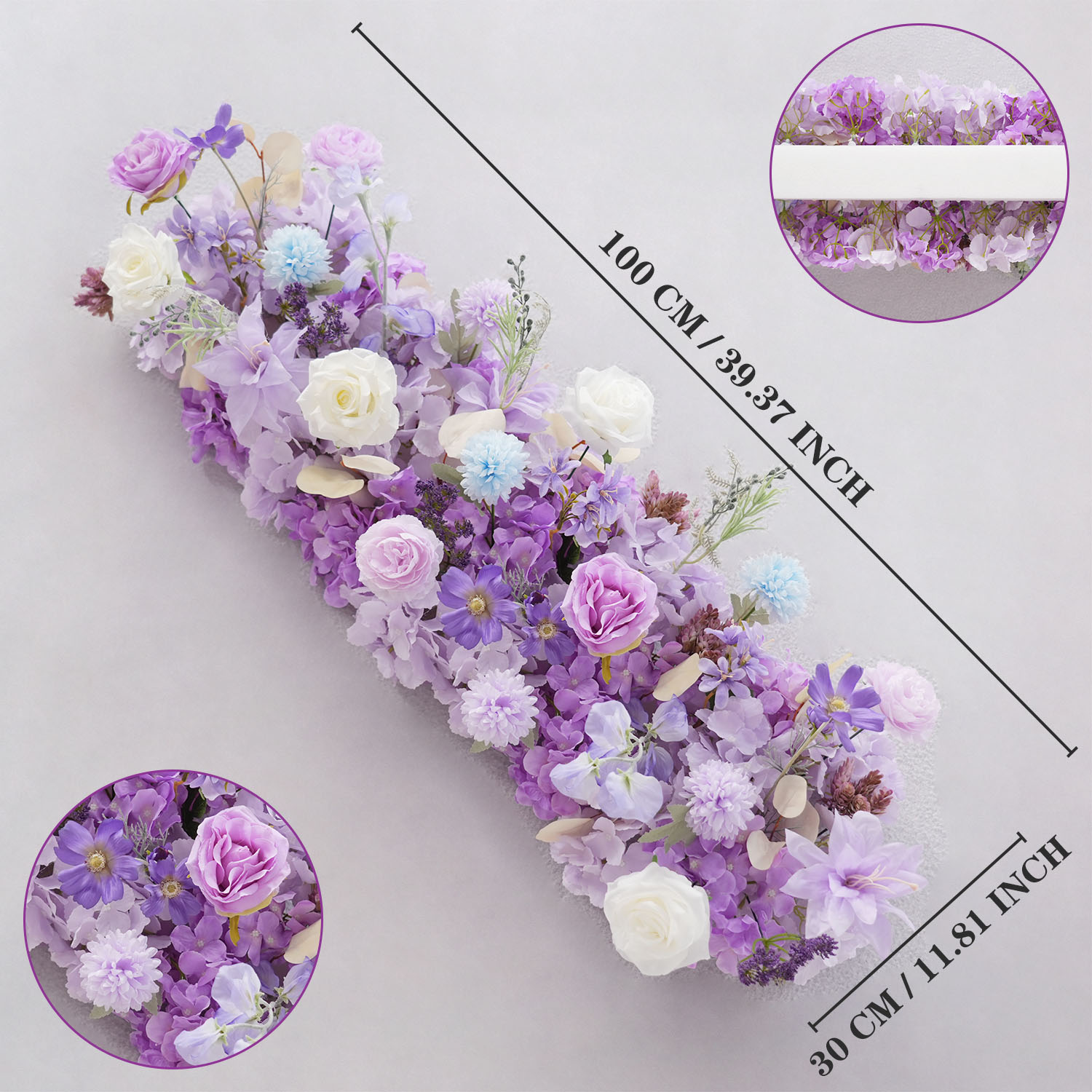Uflower 보라색 인공 꽃 웨딩 장식 200/100 - Photography Graduation 리뷰 및 가격