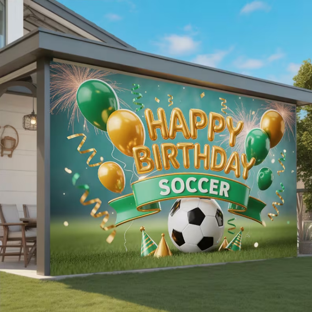 축구 테마 7 8세 어린이 생일 파티 용품 배경 축구  - Photography Sport 리뷰 및 가격