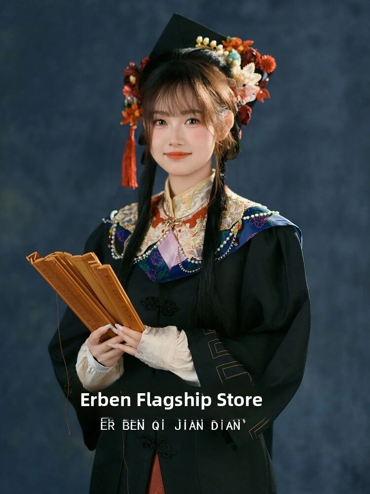 새로운 중국 스타일 스튜디오 사진 촬영 명나라 한푸 여 - Photography Graduation 리뷰 및 가격