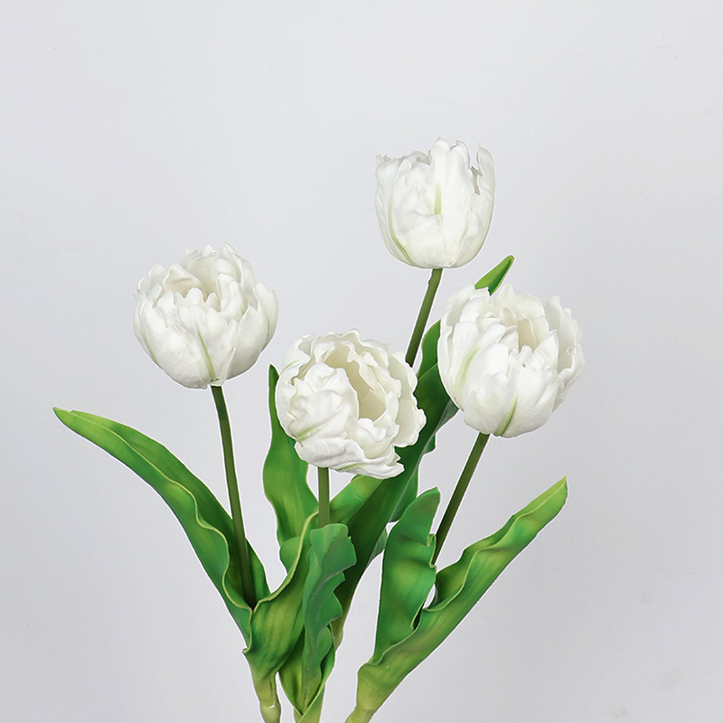 61CM 인조 앵무새 튤립 PU 소재 웨딩 신부 부케  - Photography Graduation 리뷰 및 가격